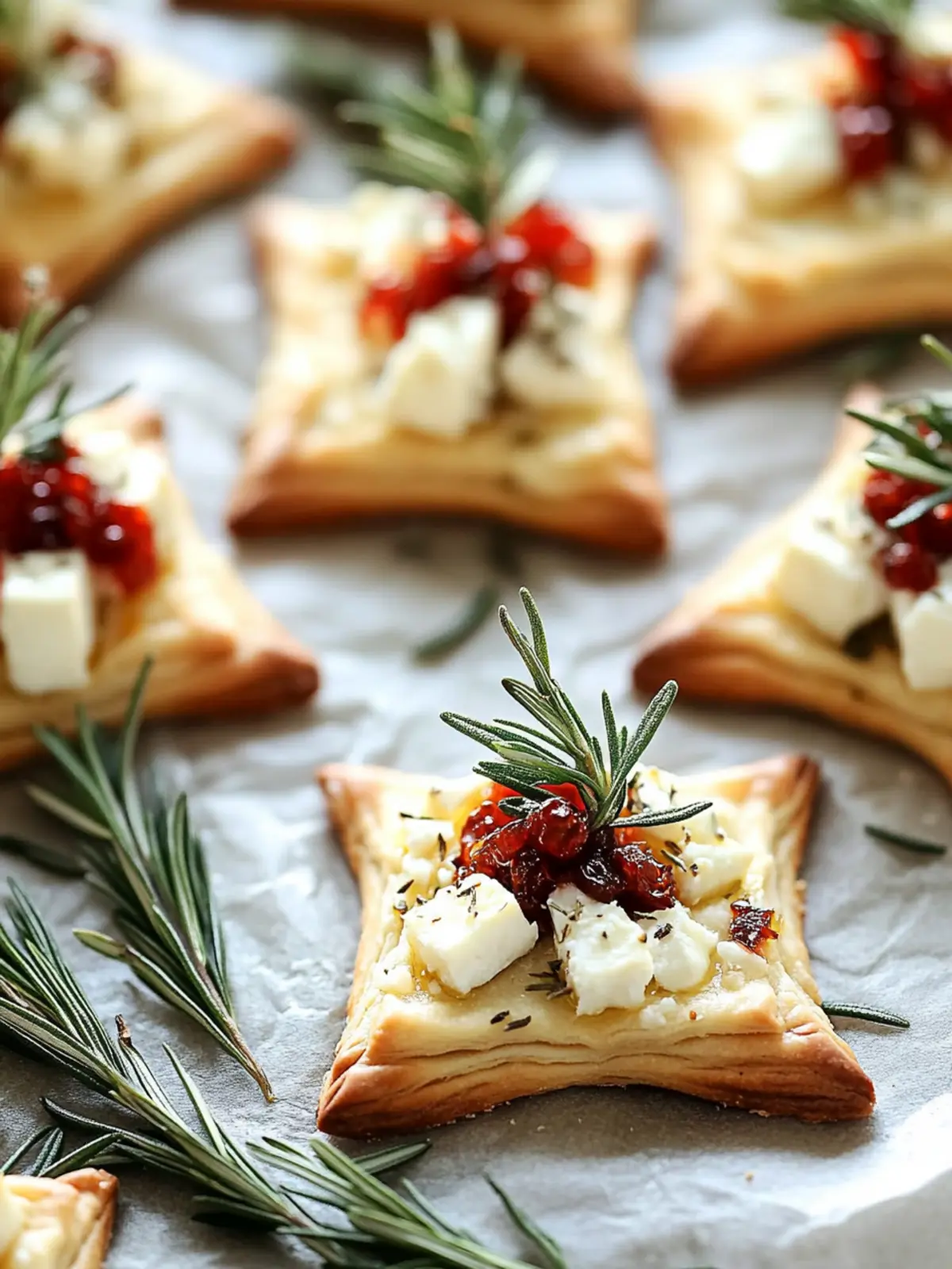 Rosemary & Feta Christmas Tree Crackers for Festive Cheers 5 Rosemary & Feta Christmas Tree Crackers