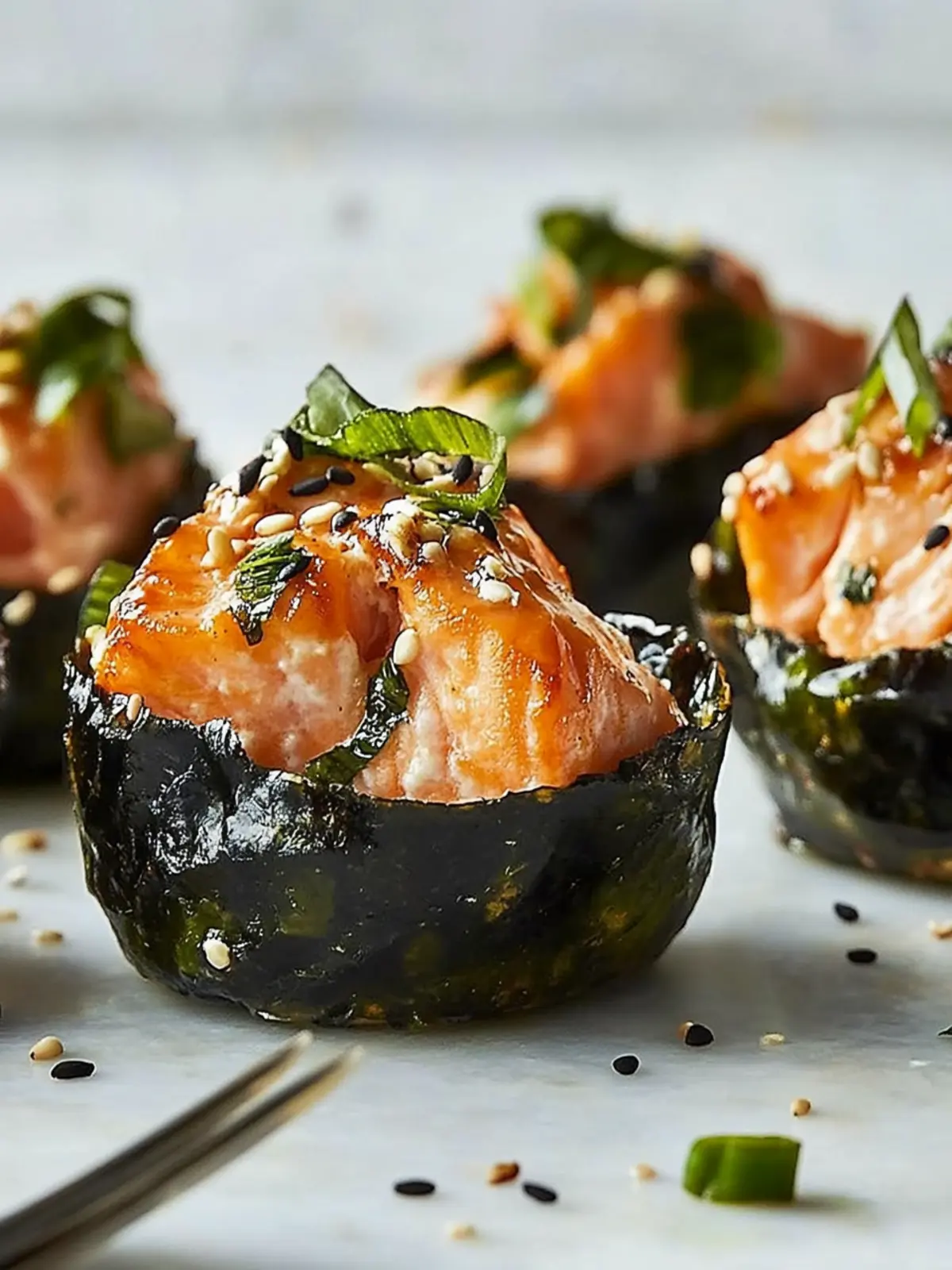 Baked Salmon Sushi Cups: A Fun and Tasty Family Delight 4 Baked Salmon Sushi Cups