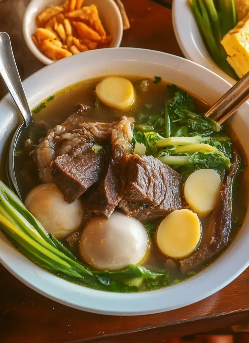 Filipino Bulalo (Beef Shank Soup)