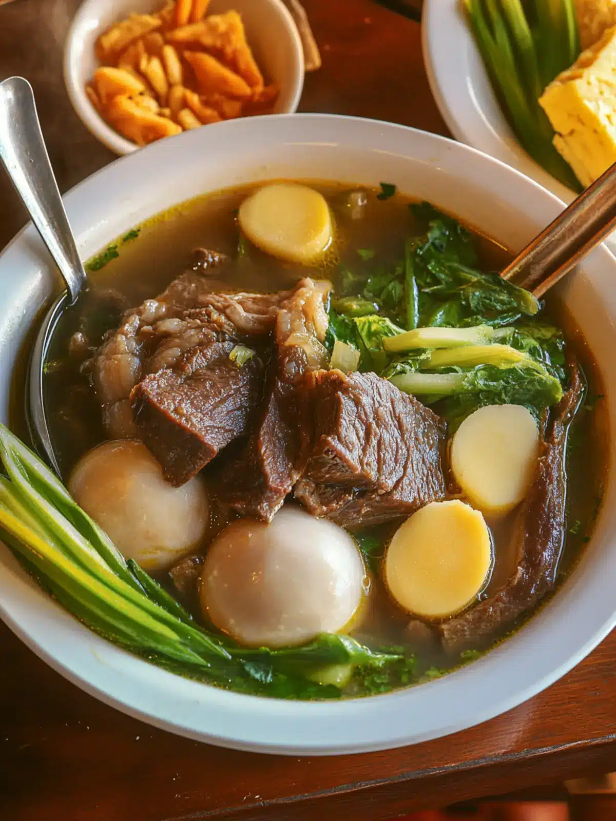 Filipino Bulalo (Beef Shank Soup)