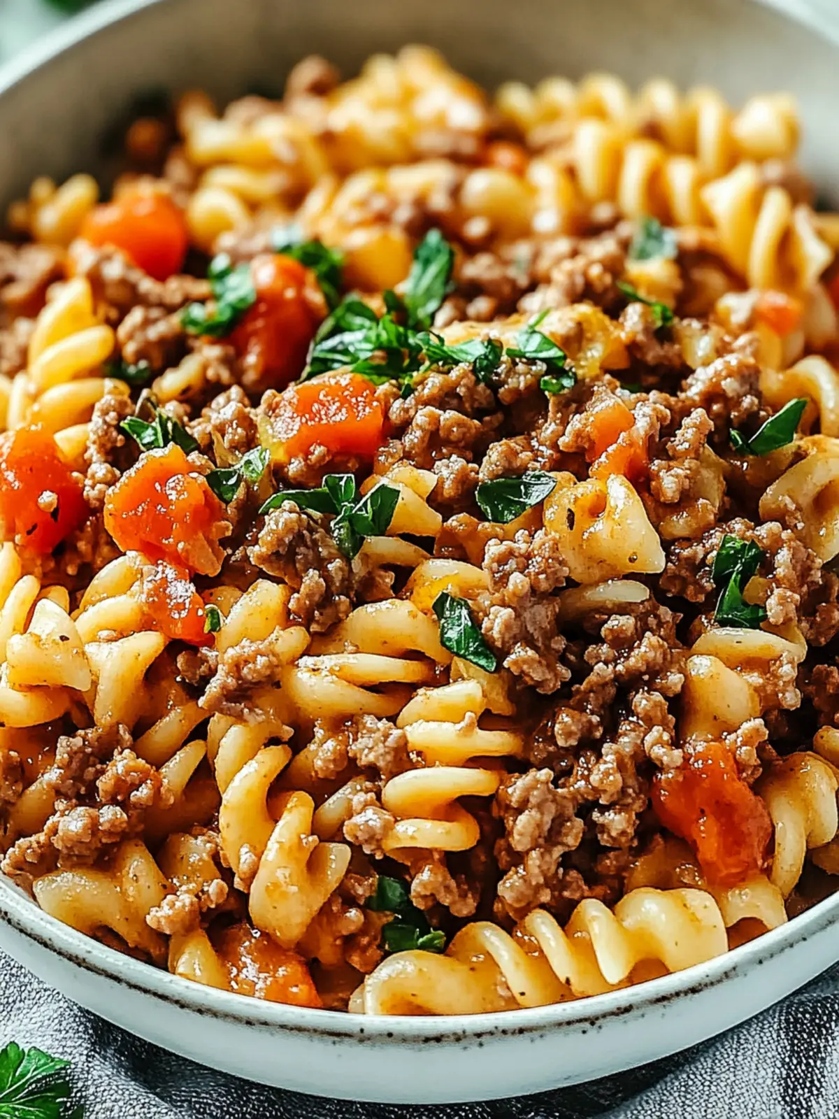 Ultimate Ground Beef Pasta: Your Go-To Comfort Food Delight 2 Ultimate Ground Beef Pasta: Comfort Food Delight Recipe