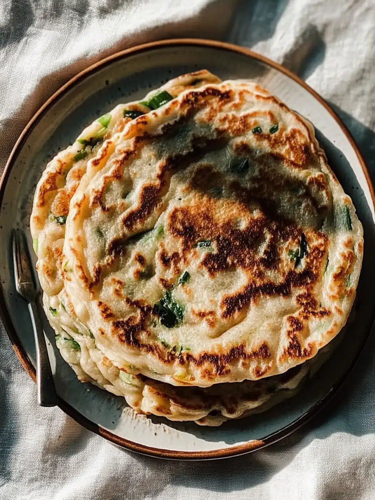 Savory Scallion Pancakes: Crispy Layers You'll Love! 5 Scallion Pancakes