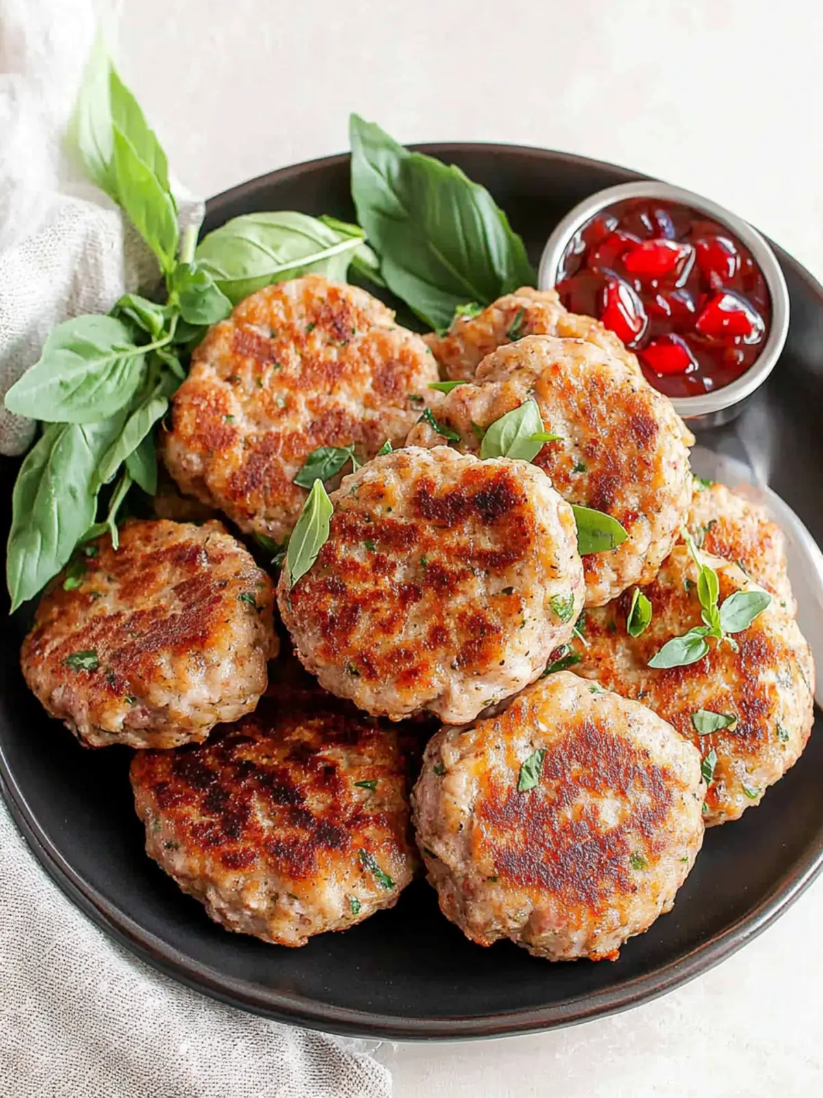 Homemade Chicken Sausage Patties