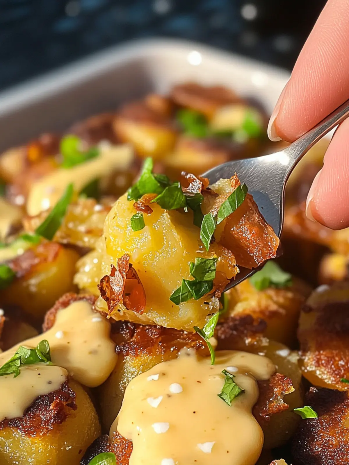 Crispy Garlic Smashed Potatoes Recipe Everyone Will Love 4 Crispy Garlic Smashed Potatoes Recipe