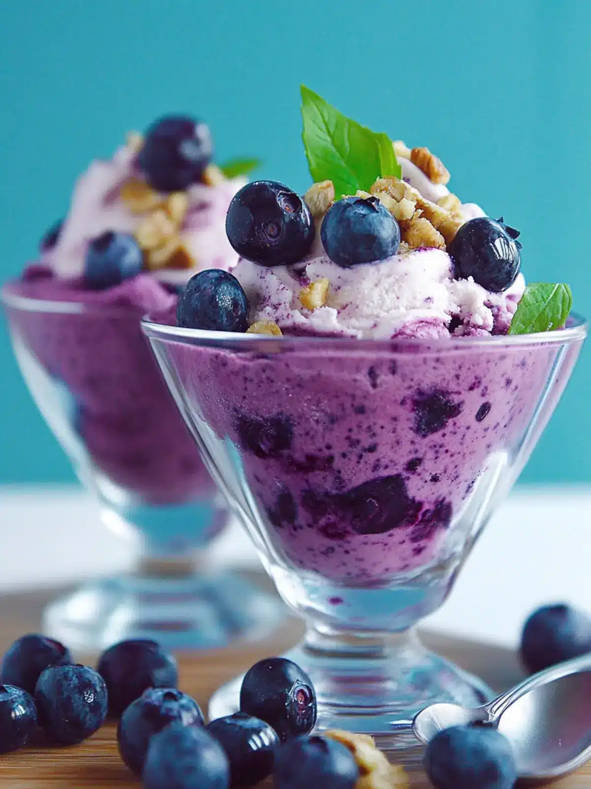 Creamy Blueberry Frozen Yogurt: Guilt-Free Vegan Delight 5 Blueberry Frozen Yogurt