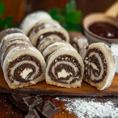 Italian Chocolate Roll Cookies