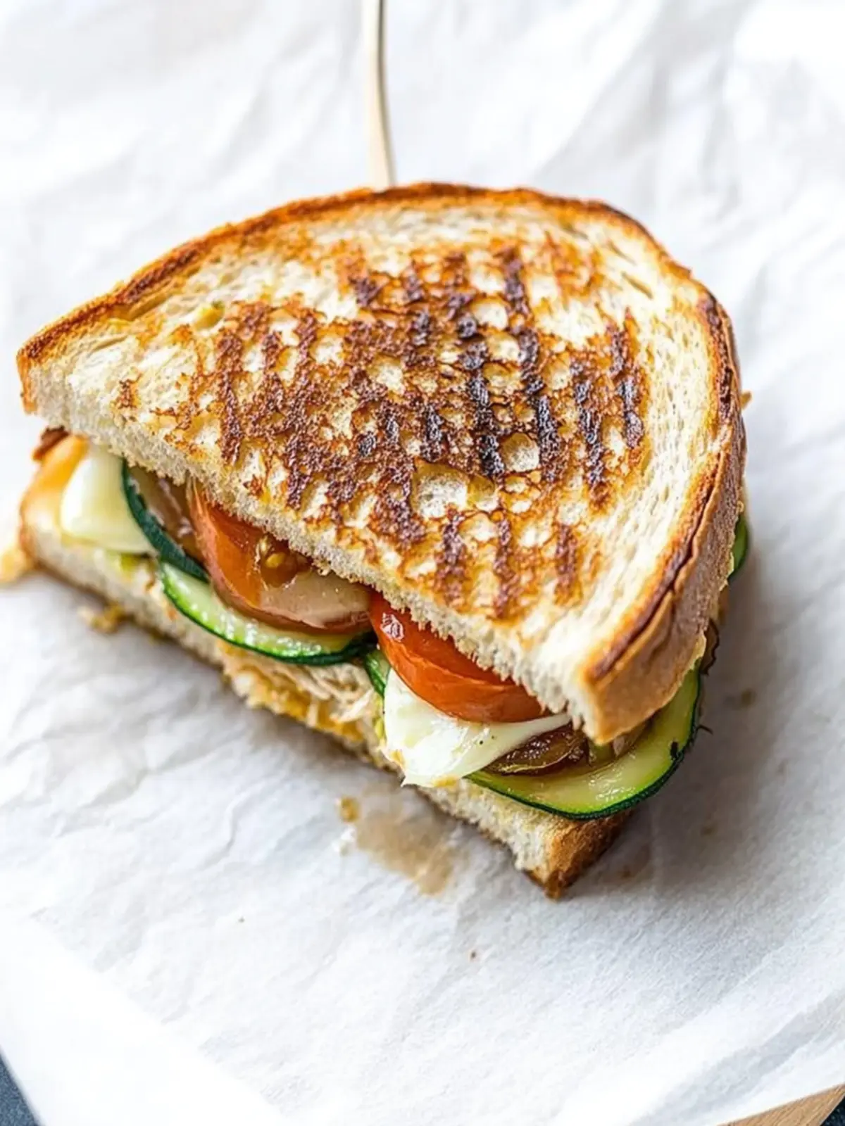 Delicious Chicken Panini with Zucchini, Tomato, Mozzarella Magic 4 Chicken Panini with Zucchini, Tomato Mozzarella