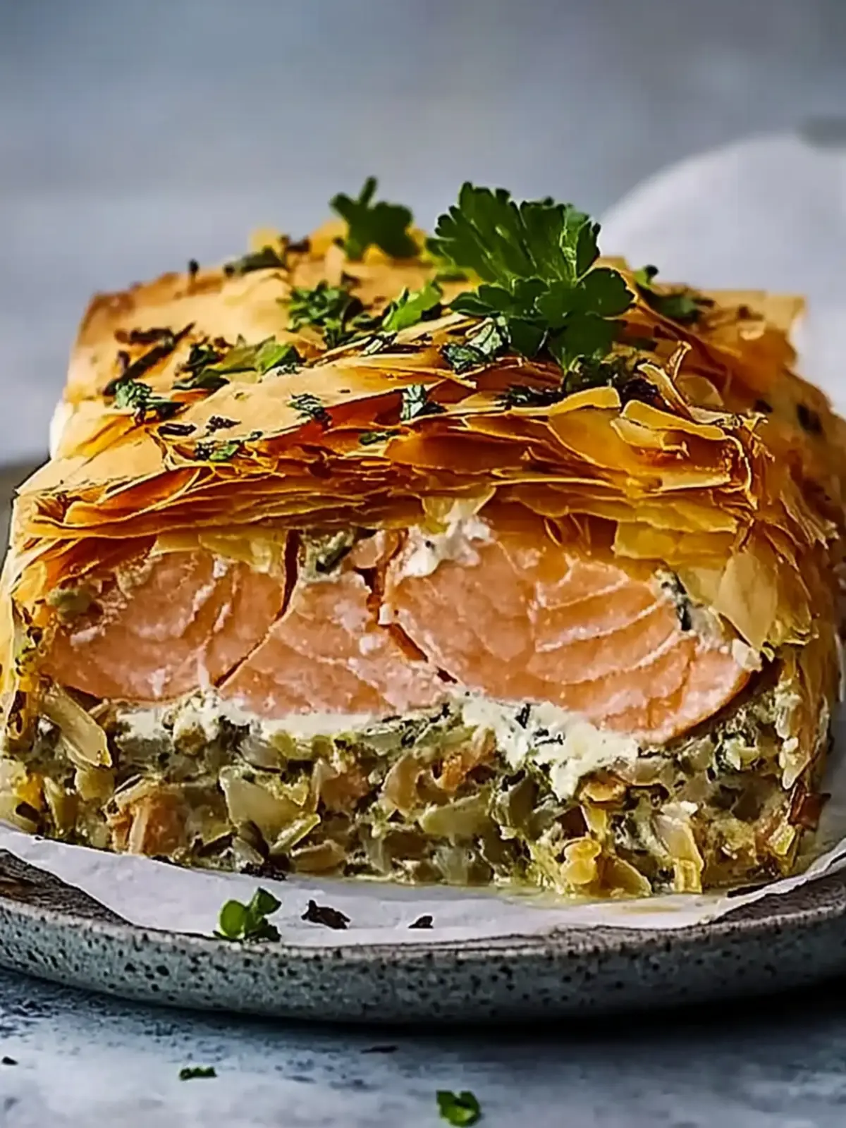 Easy Salmon Coulibiac: A Flavorful Twist for Dinner Parties 2 Easy salmon coulibiac
