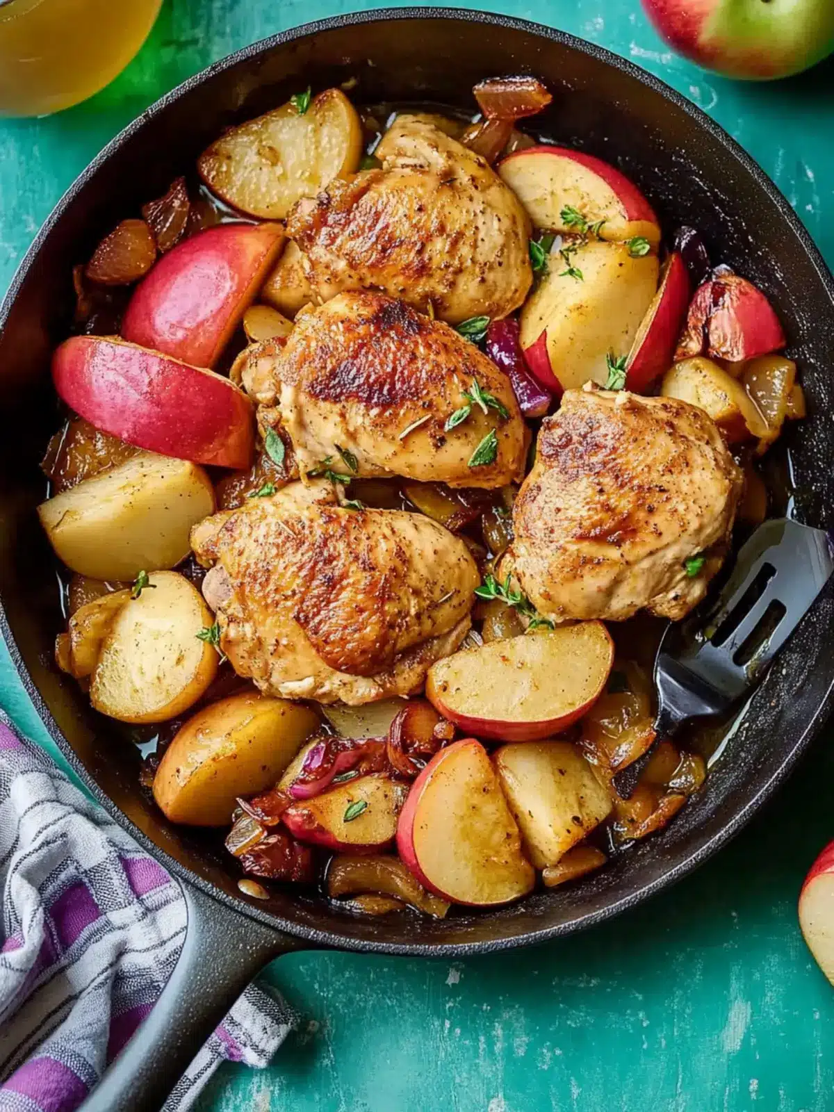 One Pan Apple Cider Chicken Skillet for Cozy Fall Nights 2 One Pan Apple Cider Chicken Skillet
