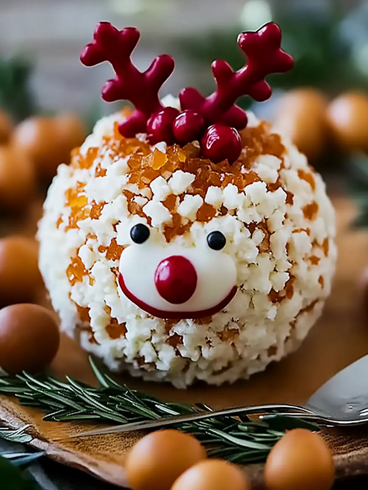 Rudolph Christmas Cheese Ball Recipe: A Festive Crowd-Pleaser 2 Rudolph Christmas Cheese Ball Recipe