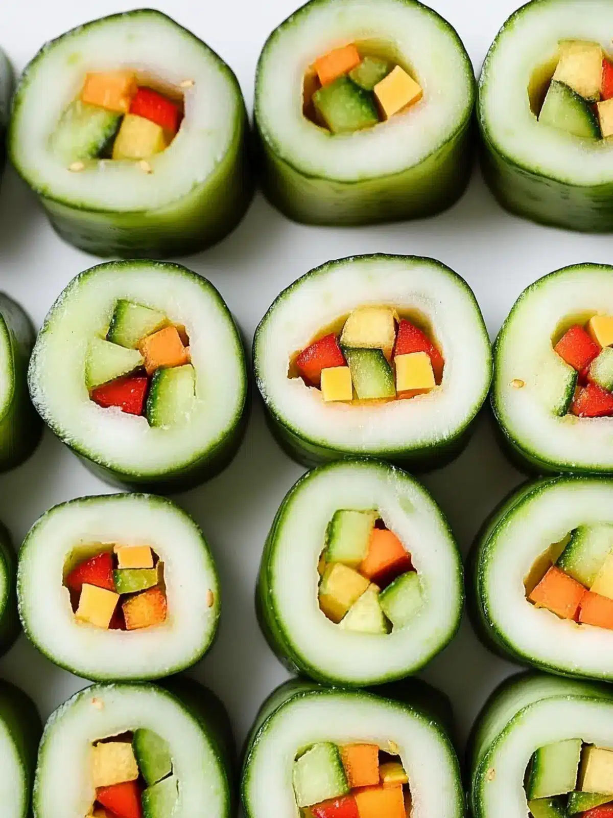Crispy Cucumber Sushi Rolls: A Fresh Twist on Tradition 2 Cucumber Sushi