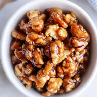 Sweet and Crunchy Honey Glazed Walnuts in Just 10 Minutes 9 Honey Glazed Walnuts