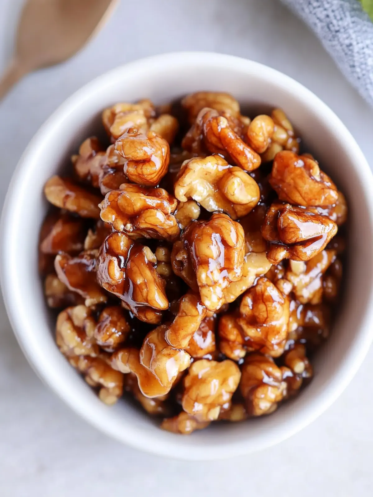 Sweet and Crunchy Honey Glazed Walnuts in Just 10 Minutes 5 Honey Glazed Walnuts