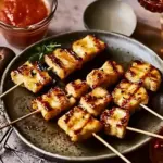 Air-Fryer Clementine & Chilli Halloumi Skewers for Easy Entertaining 5 Air-fryer clementine & chilli halloumi skewers