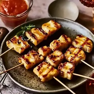Air-Fryer Clementine & Chilli Halloumi Skewers for Easy Entertaining 16 Air-fryer clementine & chilli halloumi skewers