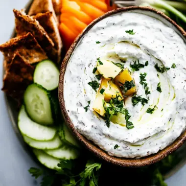 Zesty Greek Yogurt Ranch Dip: Easy 3-Ingredient Delight 9 Greek Yogurt Ranch Dip (Easy 3-Ingredient Recipe)