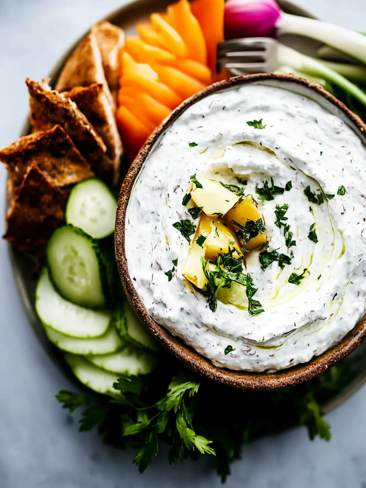 Zesty Greek Yogurt Ranch Dip: Easy 3-Ingredient Delight 5 Greek Yogurt Ranch Dip (Easy 3-Ingredient Recipe)
