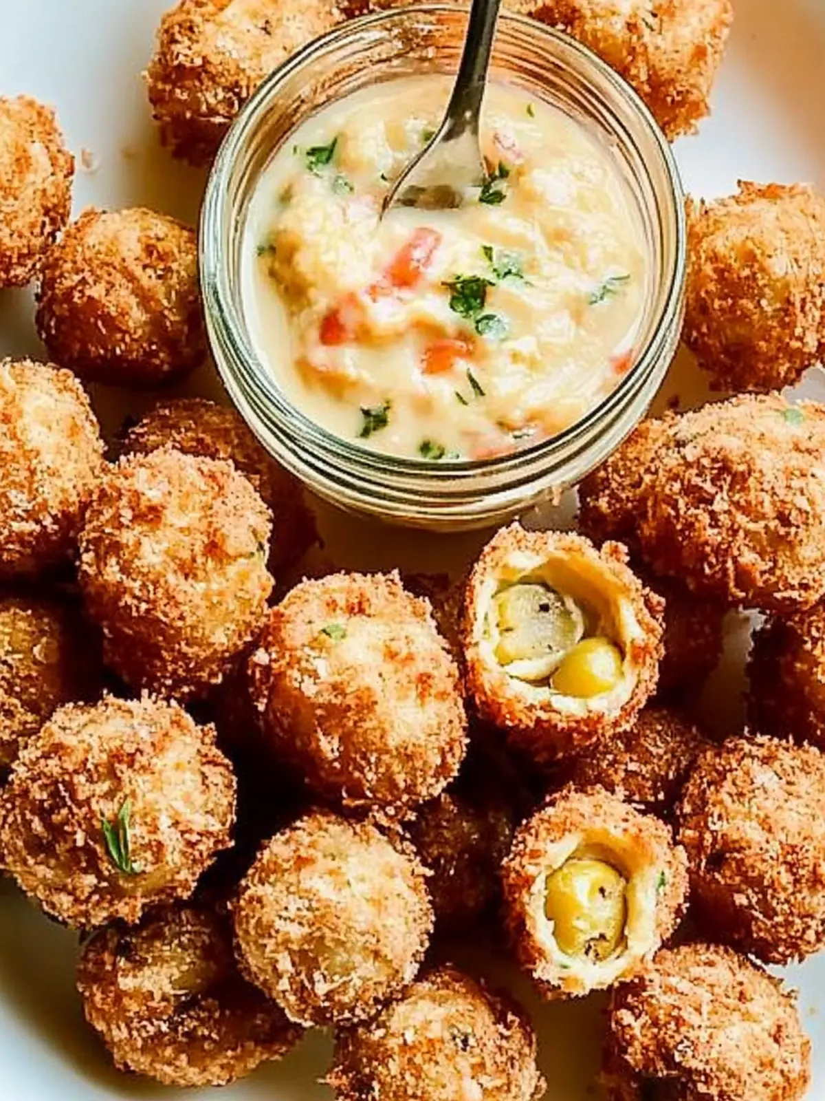 Pimento Cheese Fried Olives: Crunchy Snack Bliss Awaits 3 Pimento Cheese Fried Olives