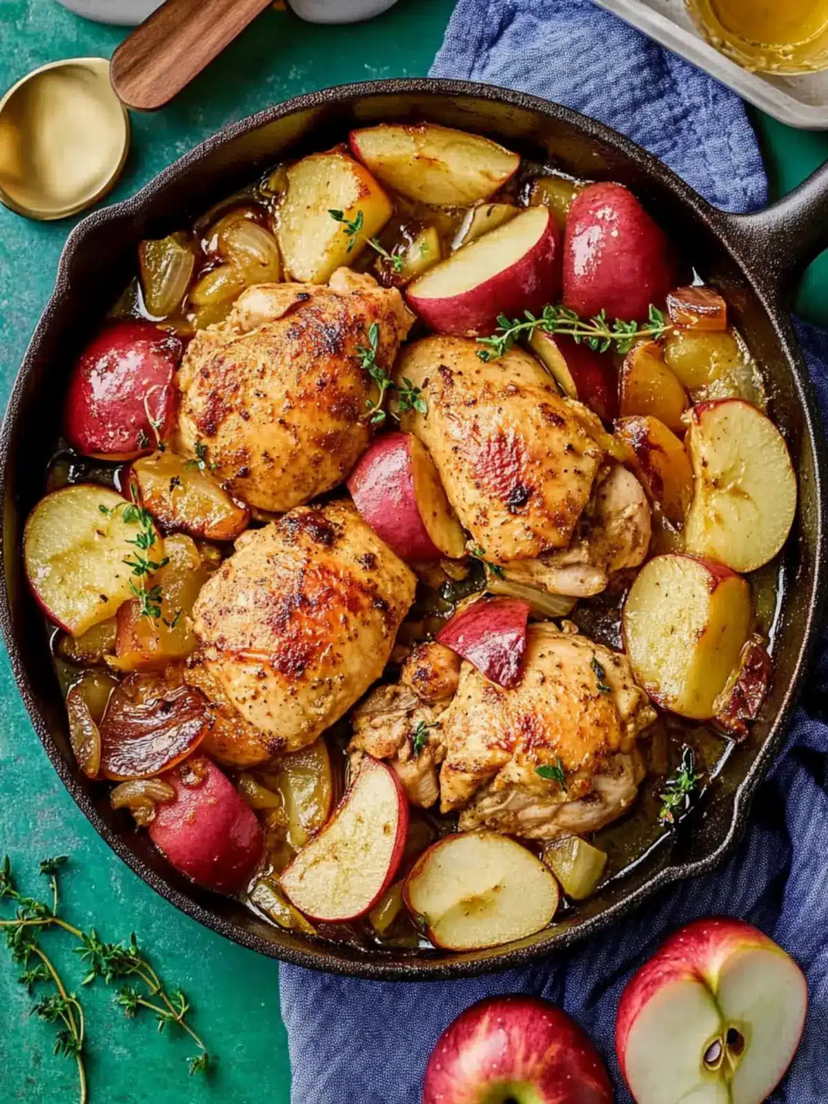 One Pan Apple Cider Chicken Skillet for Cozy Fall Nights 4 One Pan Apple Cider Chicken Skillet