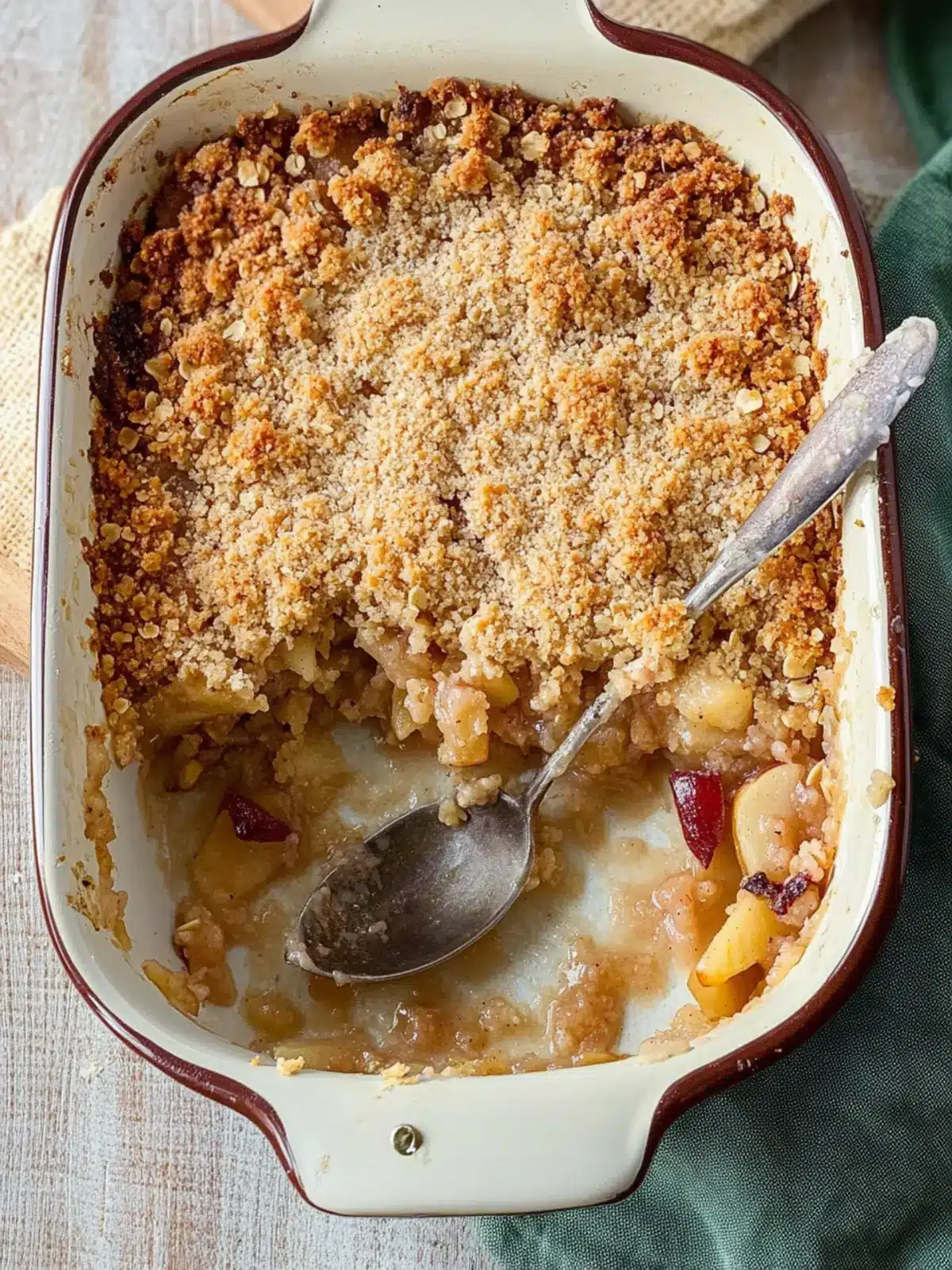 Best Vegan Apple Crumble with Nutty Crunchy Topping 3 Best Vegan Apple Crumble