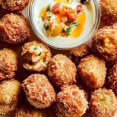 Pimento Cheese Fried Olives: Crunchy Snack Bliss Awaits 9 Pimento Cheese Fried Olives