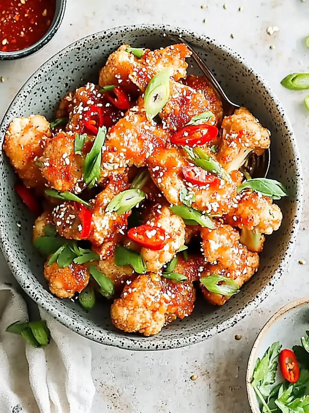 Crispy Bang Bang Cauliflower: A Flavorful Vegetarian Twist 4 Bang bang cauliflower