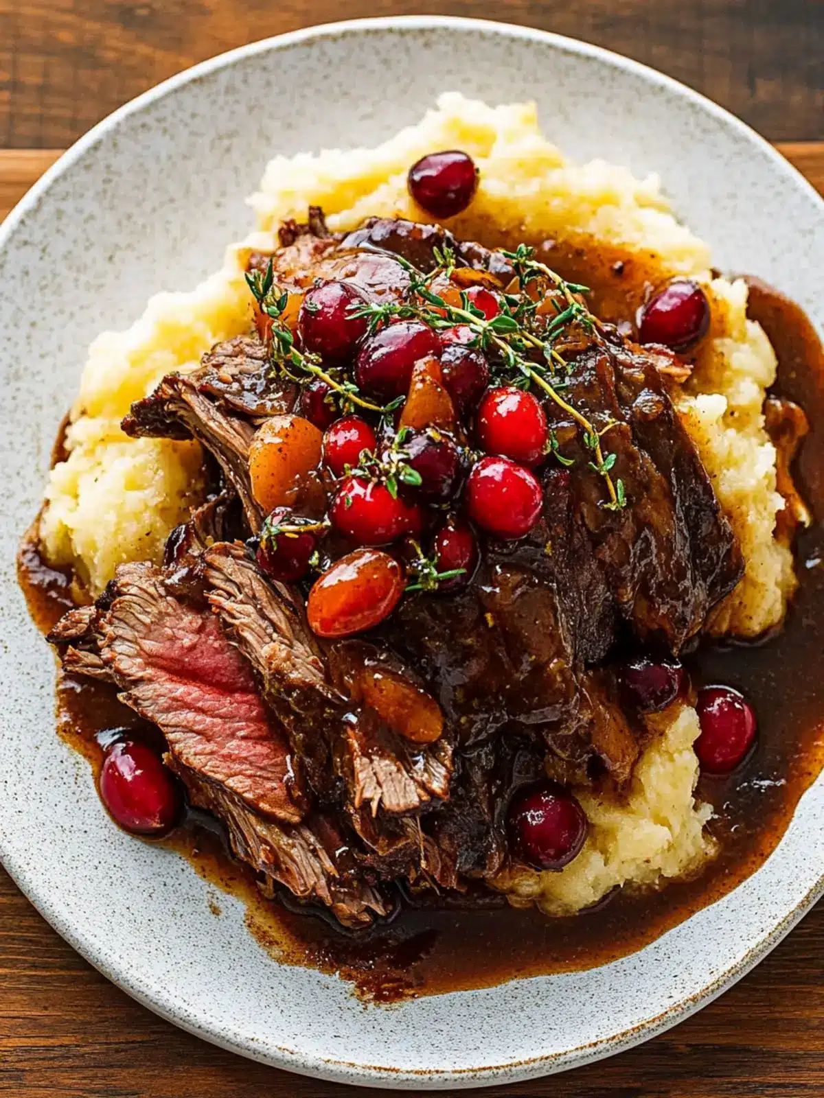 Savor the Flavor: Cranberry Balsamic Roast Beef Delight 4 Cranberry Balsamic Roast Beef