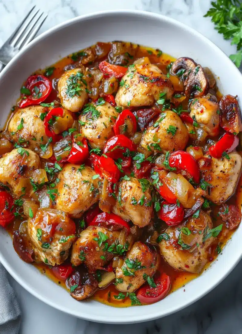 Best Chicken Scarpariello Recipe in 45 Mins!