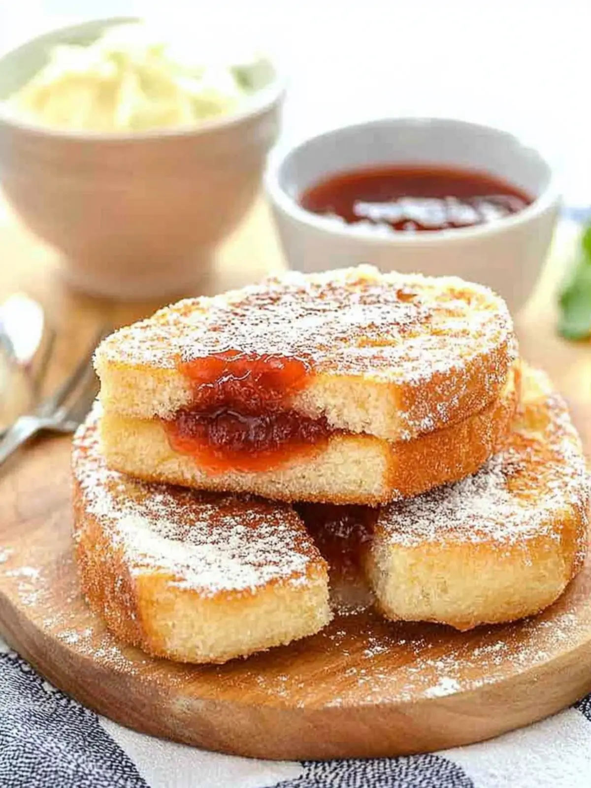 Jam Jelly Doughnut French Toast: A Guilt-Free Morning Treat 4 Jam Jelly Doughnut French Toast