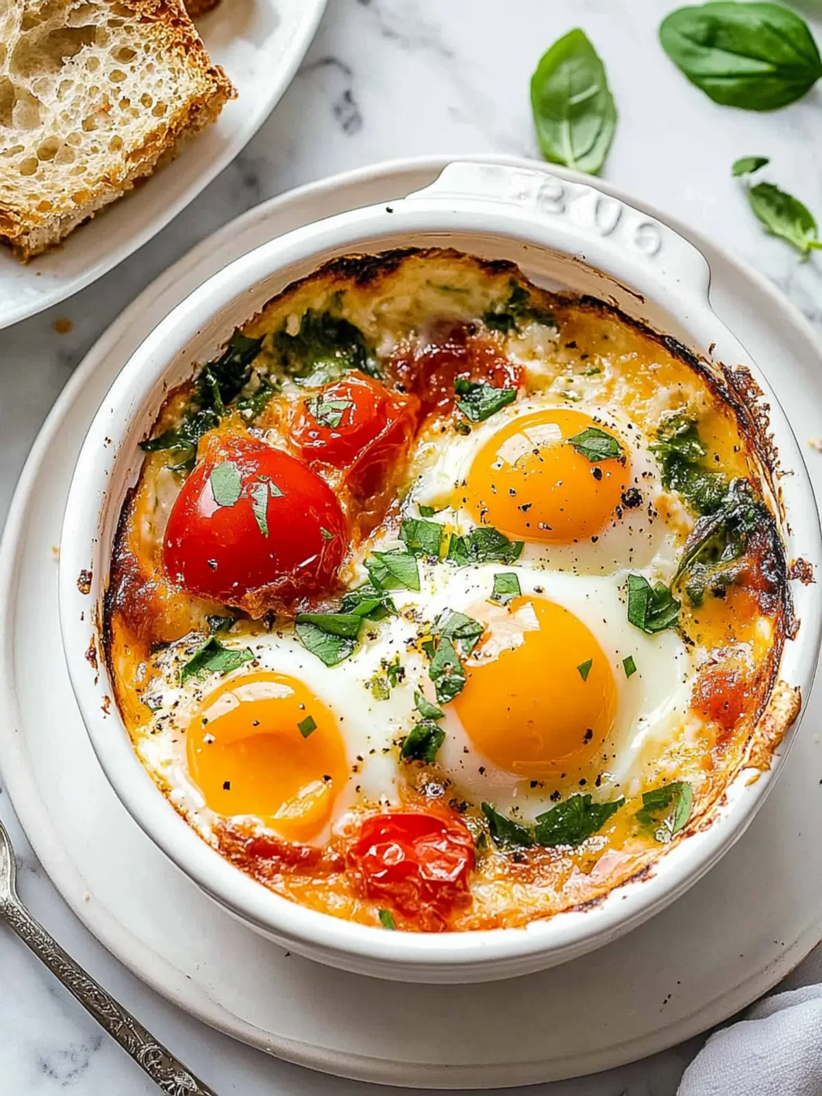 Delicious Baked Feta Eggs Recipe for a Healthy Breakfast Bliss 2 Baked Feta Eggs Recipe
