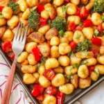 Easy Sheet Pan Gnocchi Recipe with Roasted Veggies & Flavor 6 Sheet Pan Gnocchi Recipe