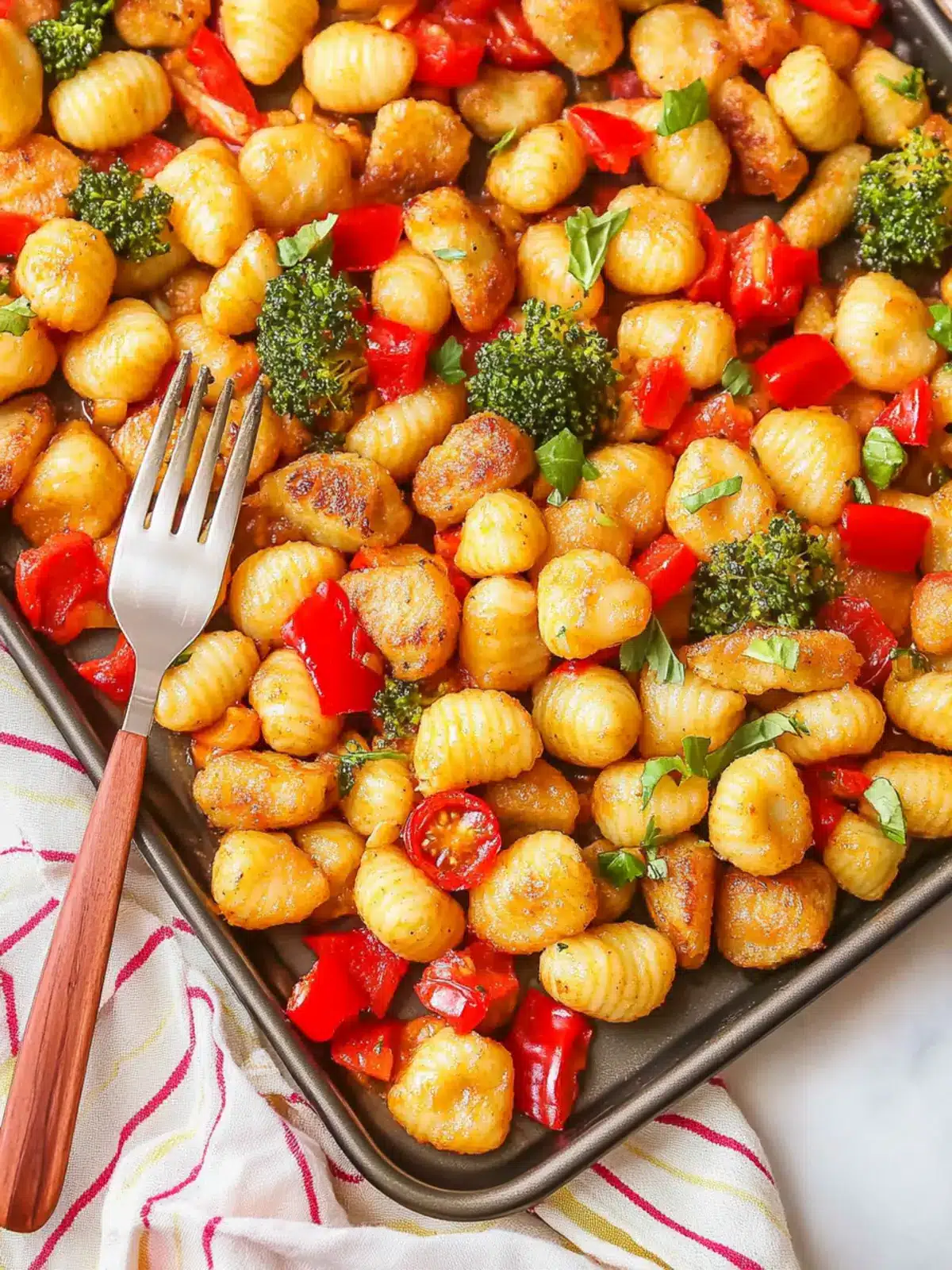 Easy Sheet Pan Gnocchi Recipe with Roasted Veggies & Flavor 5 Sheet Pan Gnocchi Recipe