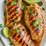 Lime Chicken with Garlic-Lime-Brown-Sugar Pan Sauce