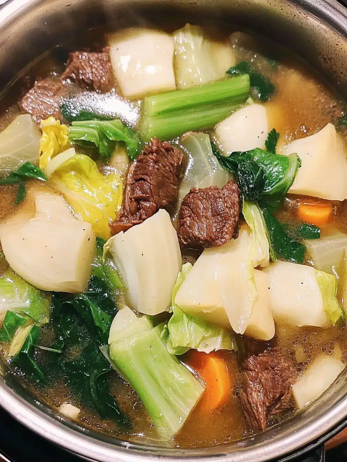Nilagang Baka (Filipino Beef and Vegetable Soup) Instant Pot Recipe