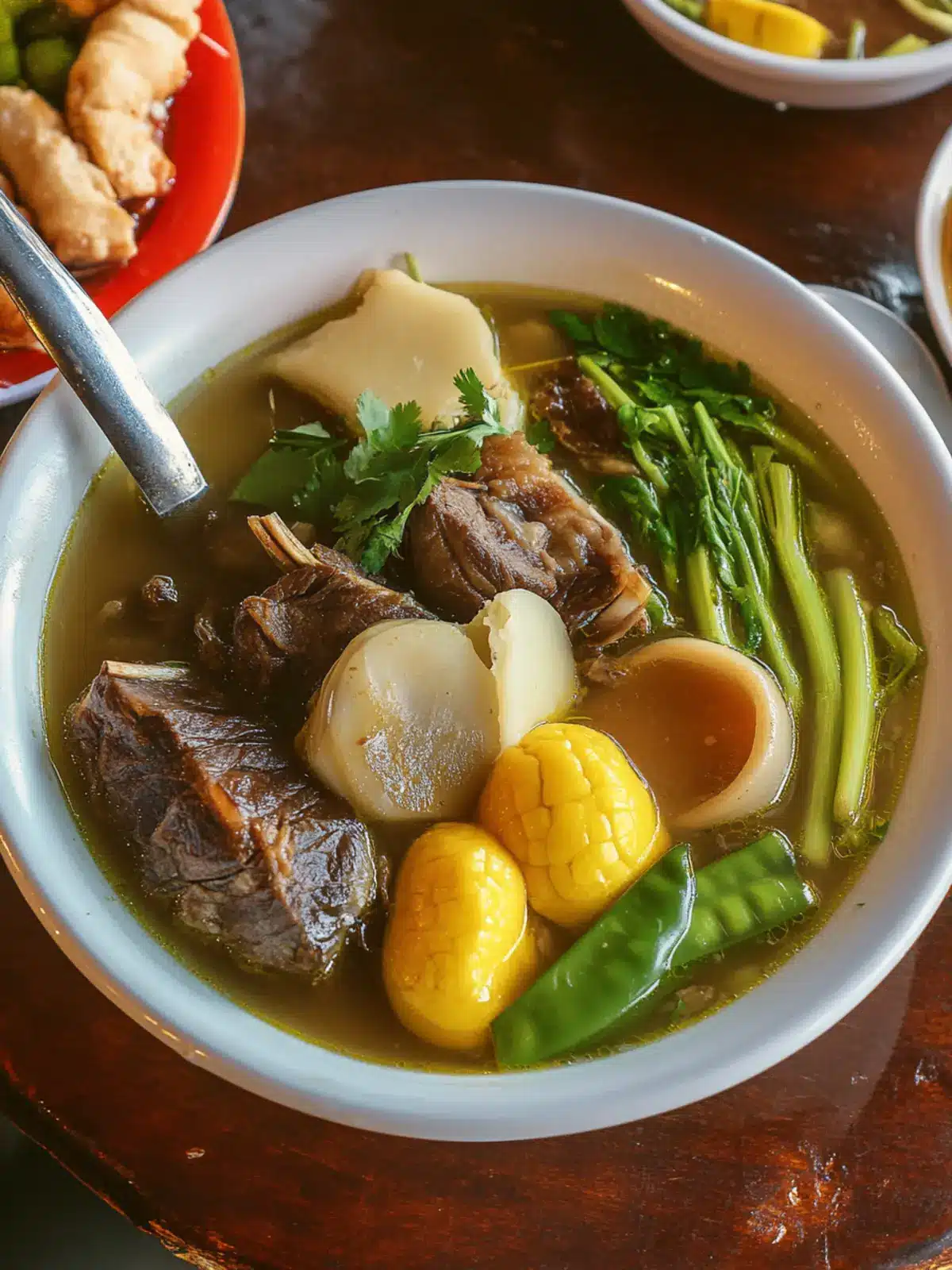 Filipino Bulalo (Beef Shank Soup)