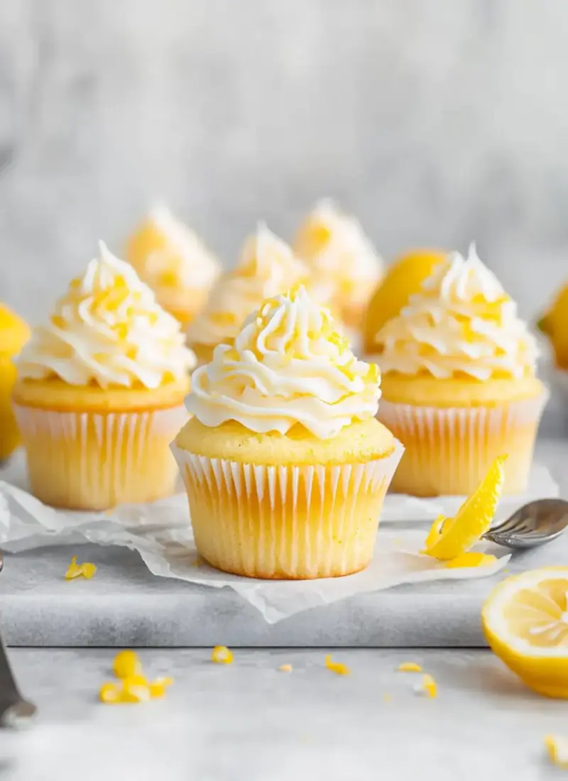 Lemon Curd Cupcakes