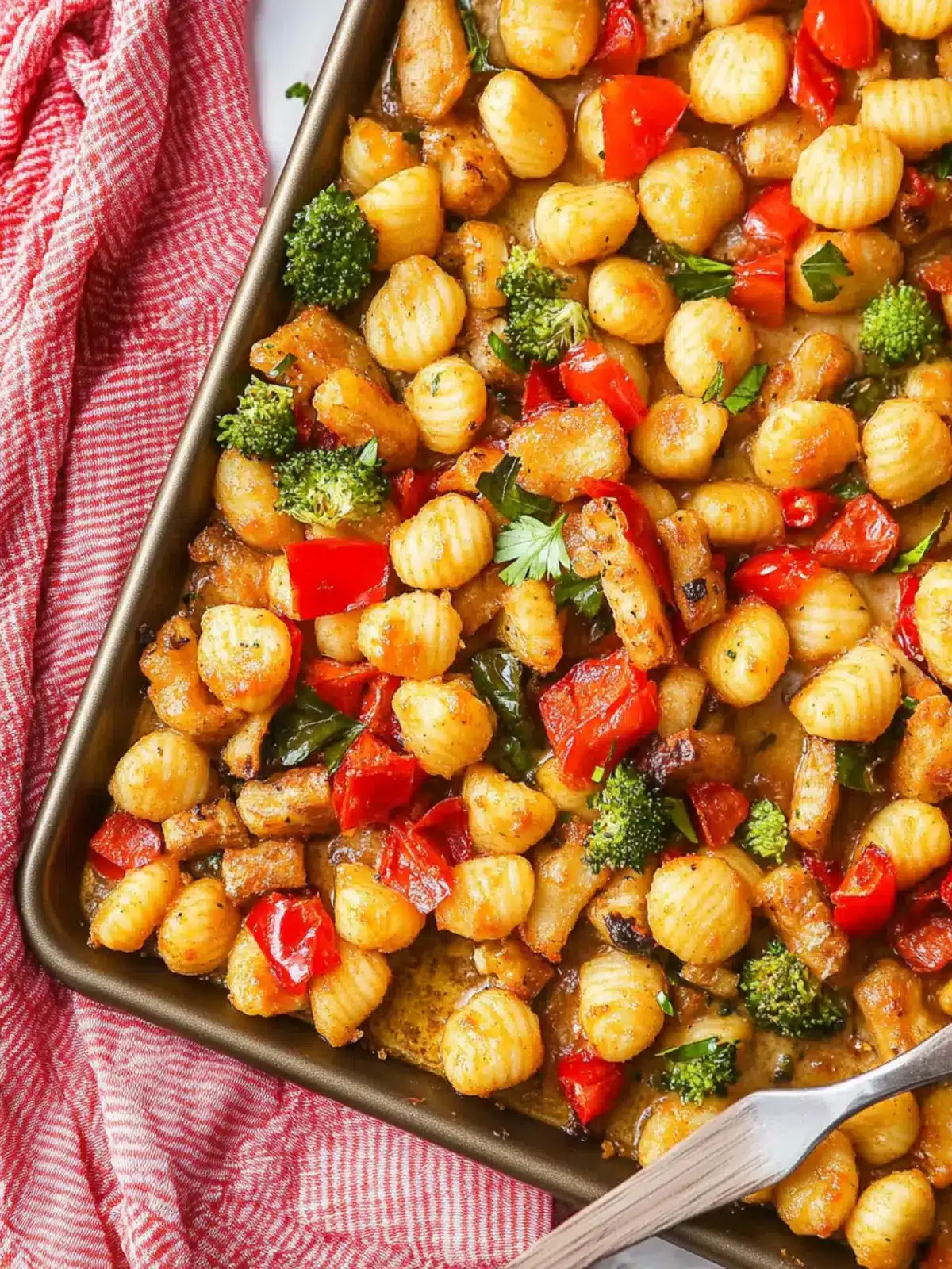 Easy Sheet Pan Gnocchi Recipe with Roasted Veggies & Flavor 3 Sheet Pan Gnocchi Recipe