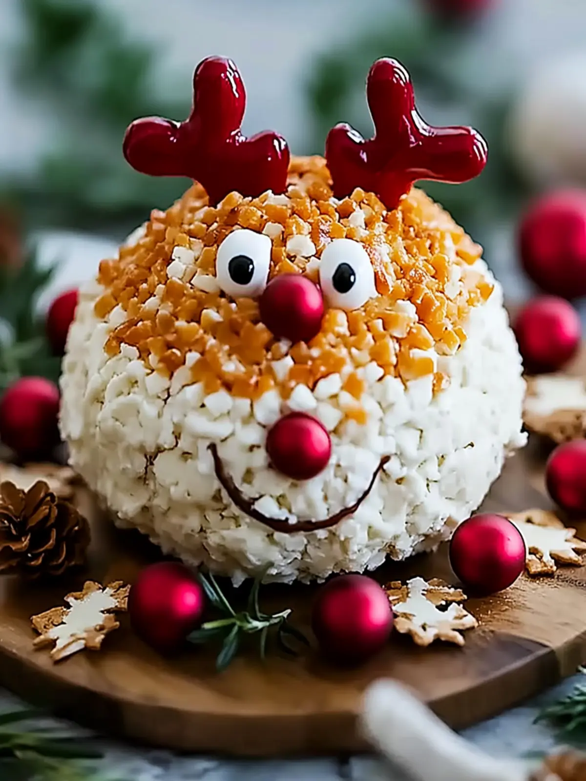 Rudolph Christmas Cheese Ball Recipe: A Festive Crowd-Pleaser 4 Rudolph Christmas Cheese Ball Recipe