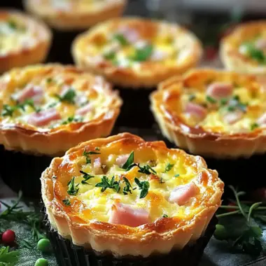 Christmas Ham & Quiche Cups: A Festive Delight for Easy Cheering 9 Christmas Ham & Quiche Cups: A Festive Delight