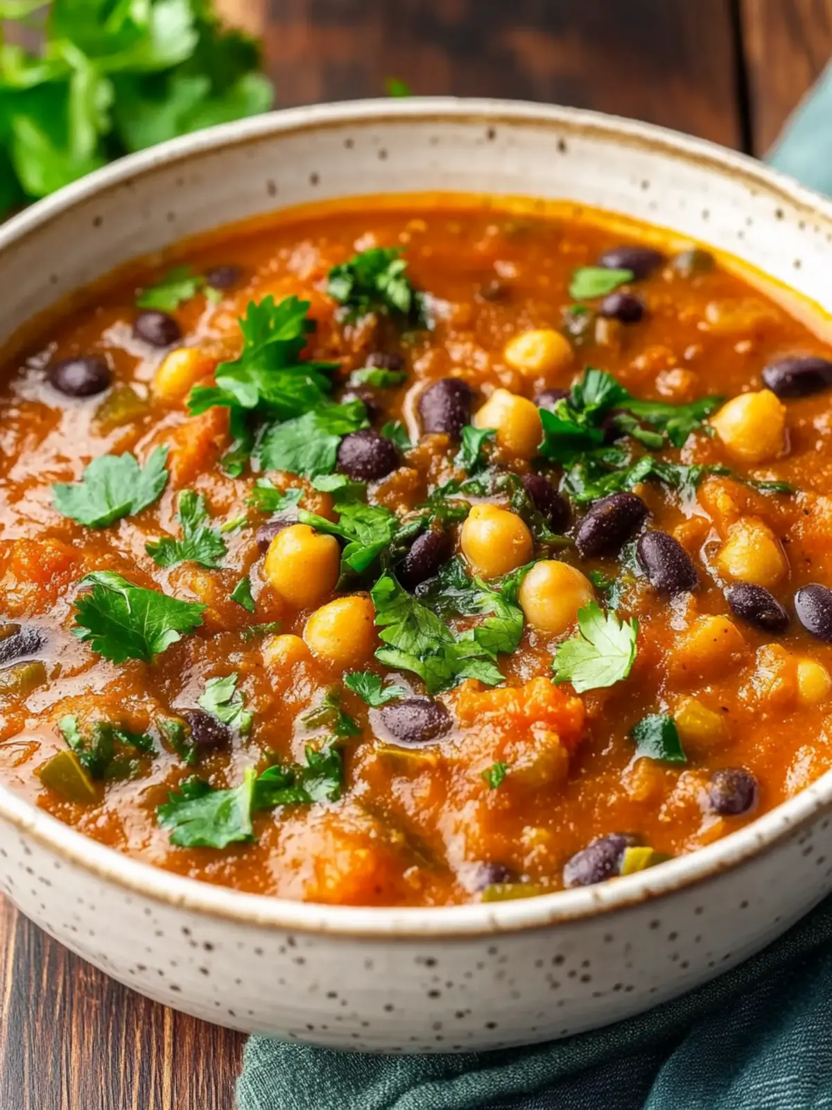 Cozy Pumpkin Chili with Black Beans and Chickpeas Delight 4 Pumpkin Chili with Black Beans and Chickpeas