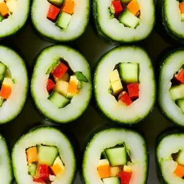 Crispy Cucumber Sushi Rolls: A Fresh Twist on Tradition 9 Cucumber Sushi