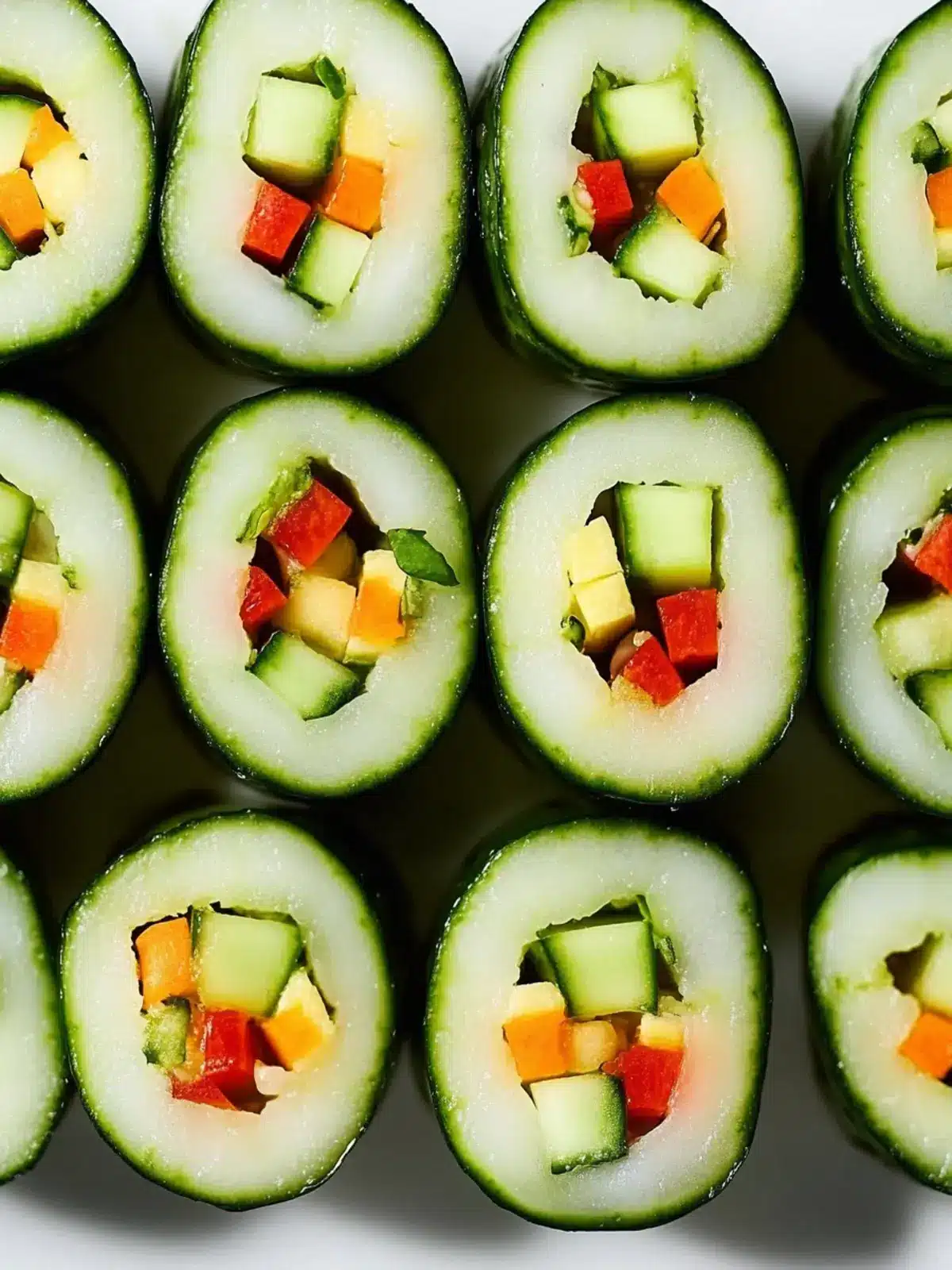 Crispy Cucumber Sushi Rolls: A Fresh Twist on Tradition 5 Cucumber Sushi