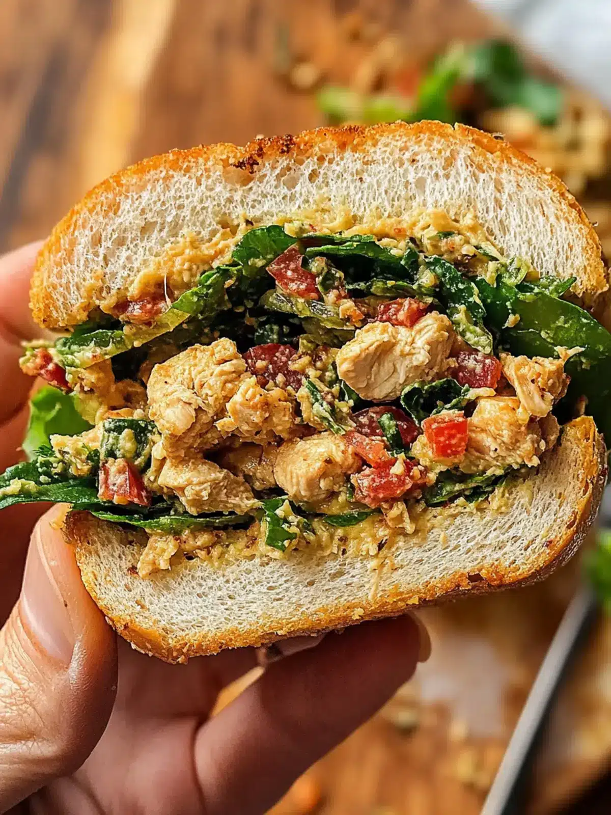 Marry Me Chicken Chopped Salad Sandwich That'll Wow Everyone 2 Marry Me Chicken Chopped Salad Sandwich