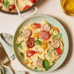 One-Pan Baked Boursin with Orzo and Chicken Sausage Bliss 8 One-Pan Baked Boursin with Orzo and Chicken Sausage