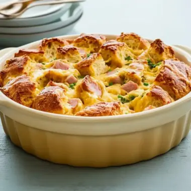 Ham and Cheese Pull-Apart Bread Casserole for Cozy Mornings 9 Ham and Cheese Pull-Apart Bread Casserole
