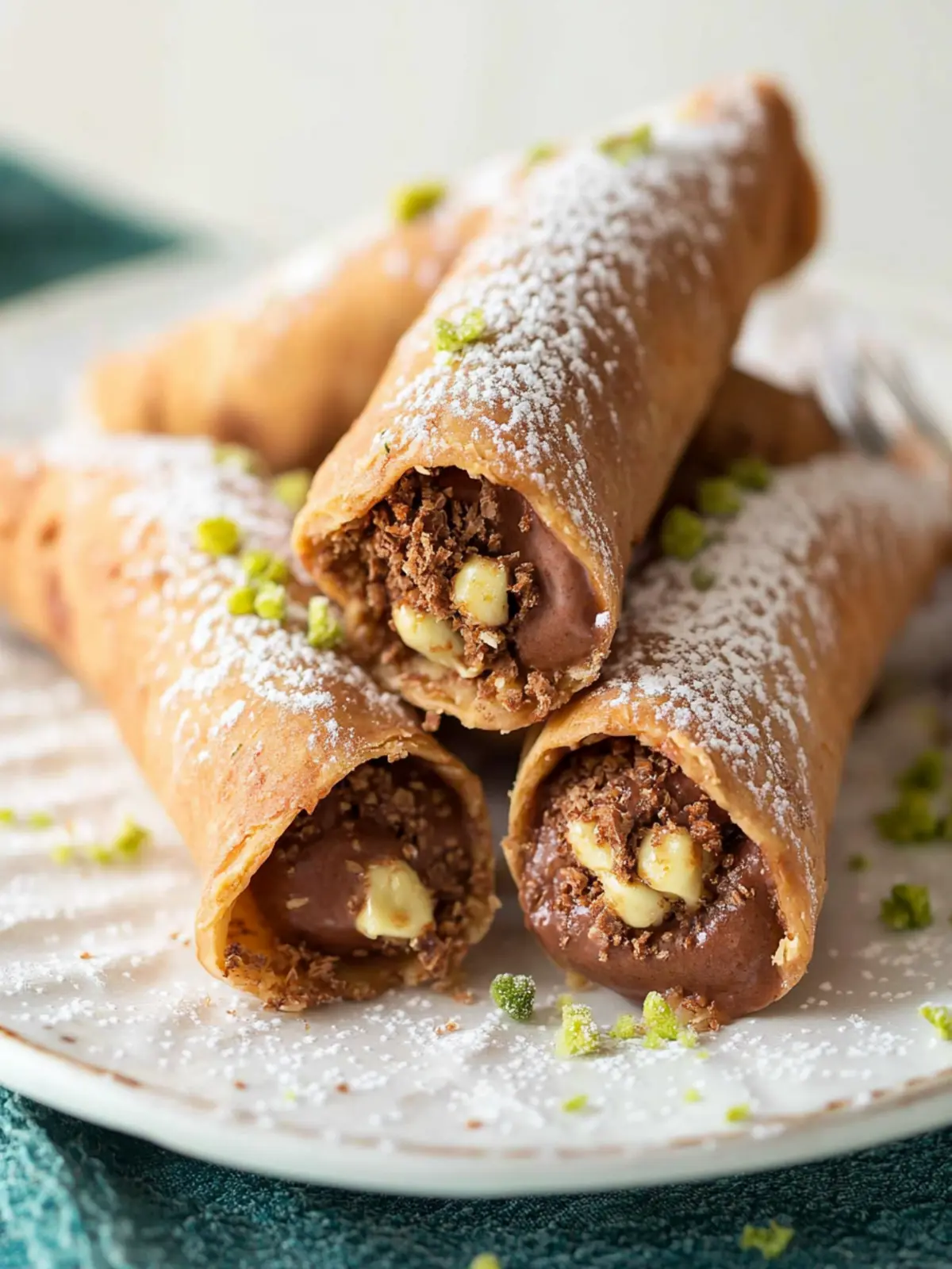 Irresistible Homemade Chocolate Cannoli with Creamy Filling 3 Chocolate Cannoli