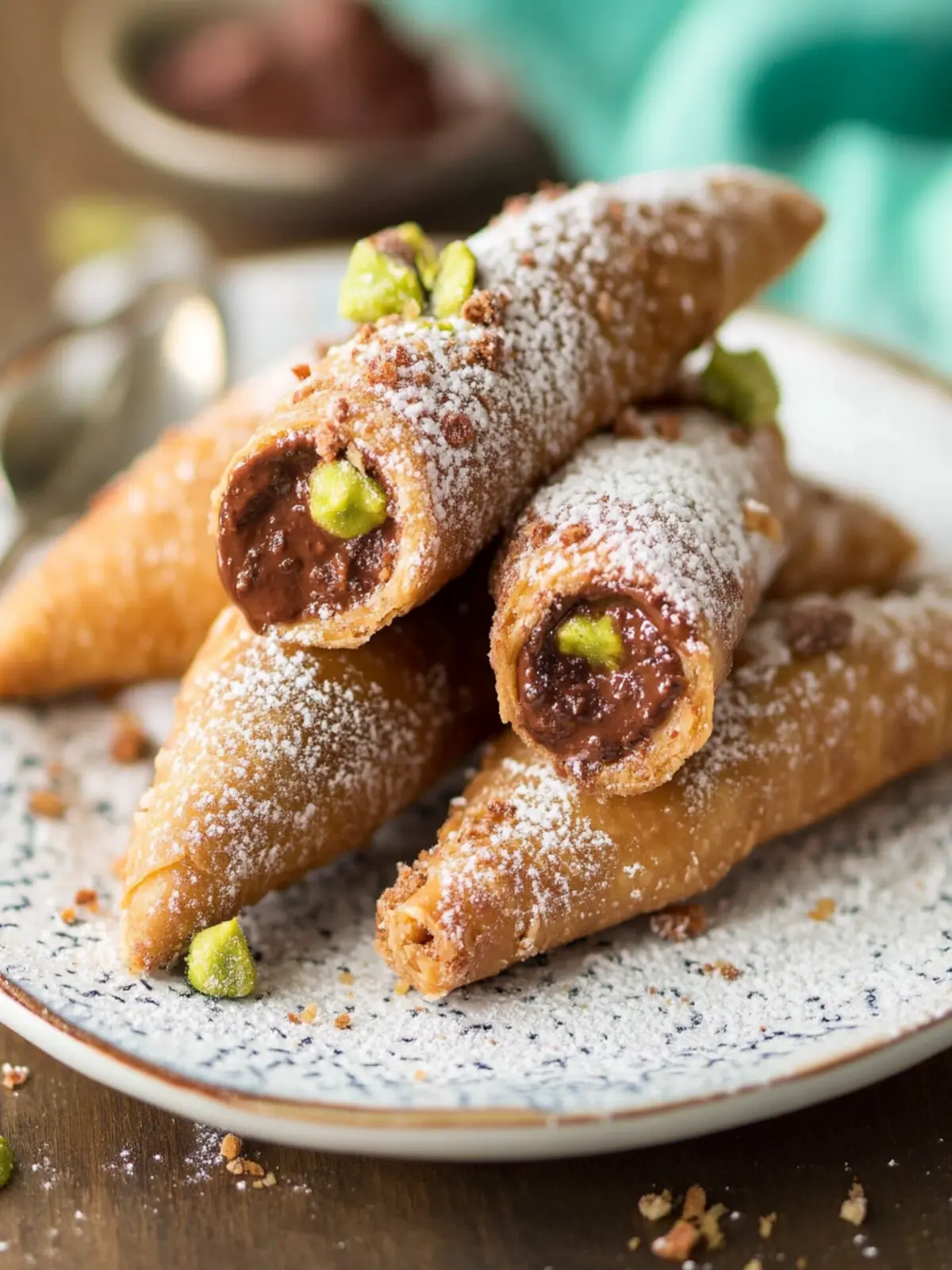 Irresistible Homemade Chocolate Cannoli with Creamy Filling 4 Chocolate Cannoli