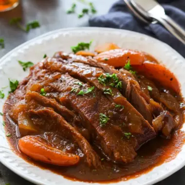 Classic Braised Brisket with Onions: A Comfort Food Delight 9 Classic Braised Brisket with Onions