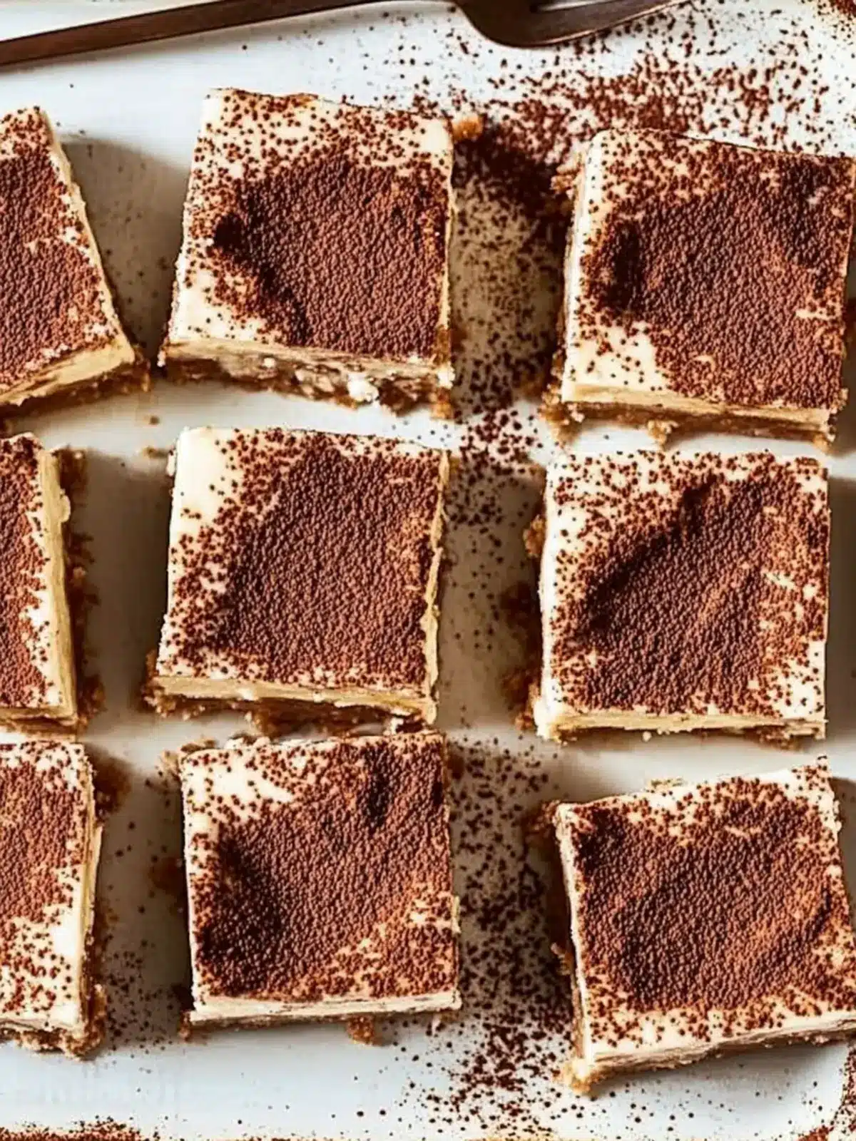 Tiramisu Cheesecake Bars: A Heavenly Dessert Delight 5 Tiramisu Cheesecake Bars