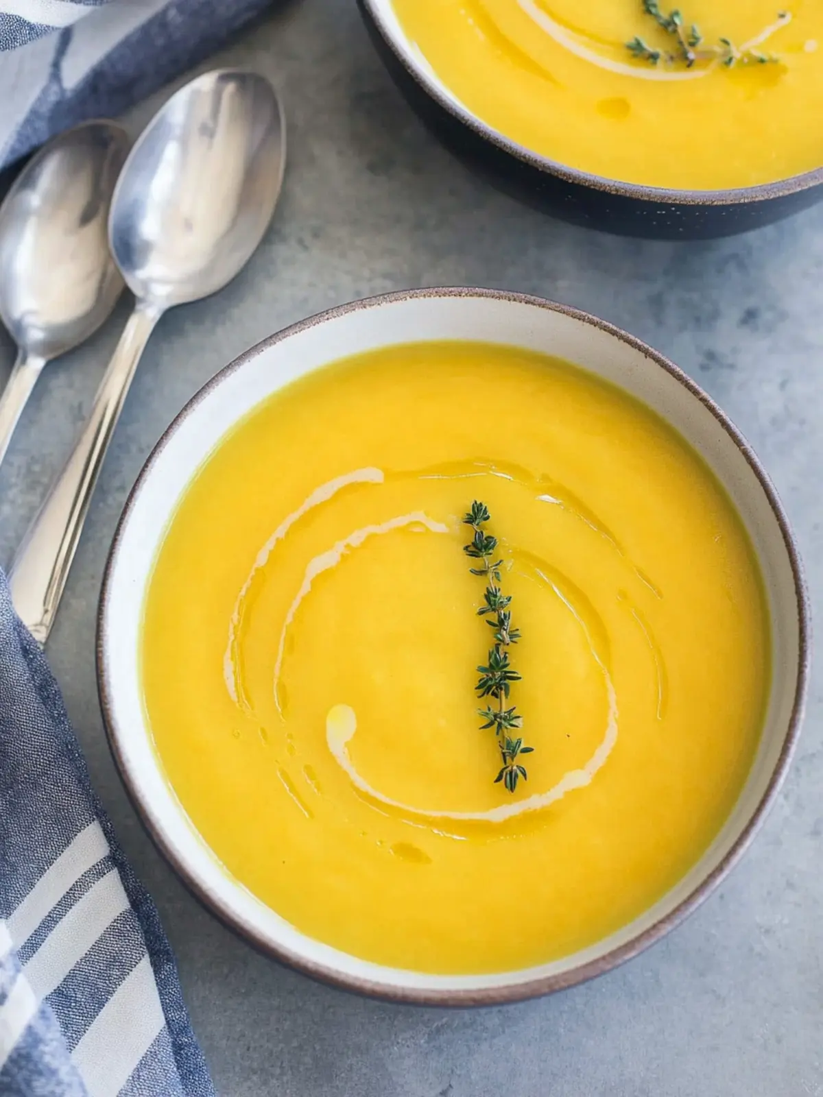 Golden Winter Soup: Creamy Butternut Squash, Potato & Leek Perfection 2 Golden Winter Soup (Butternut Squash, Potato & Leek Soup)